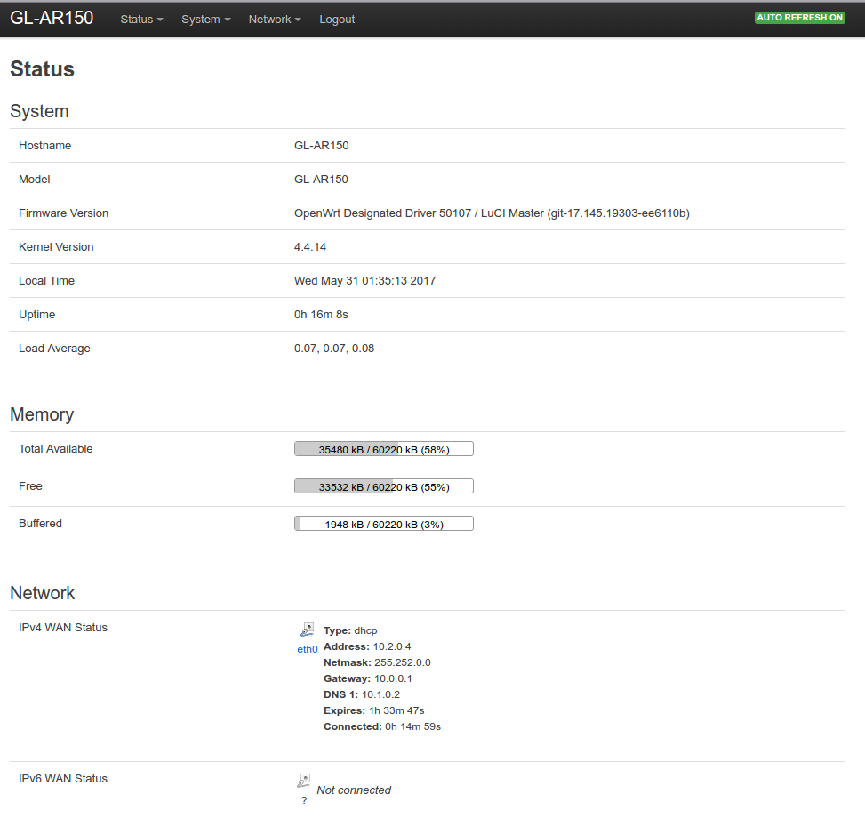 OpenWrt Wiki] GL.iNet GL-AR150