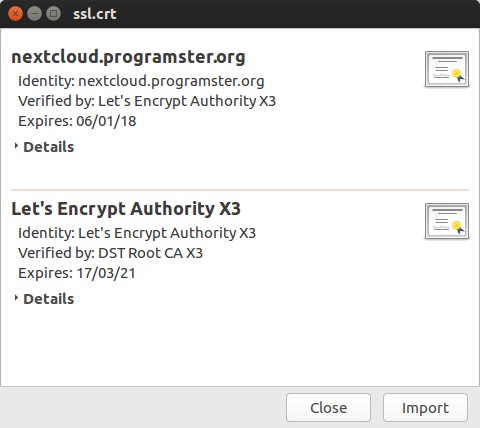 Docker compose ssl certificate quaans