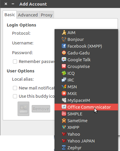 microsoft office communicator plugin